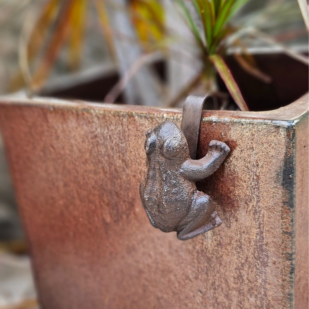 FROG POT HANGER