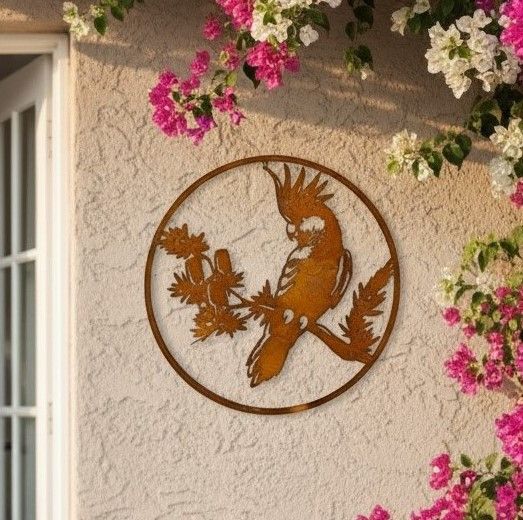 COCKATOO WALL ART - XJ003