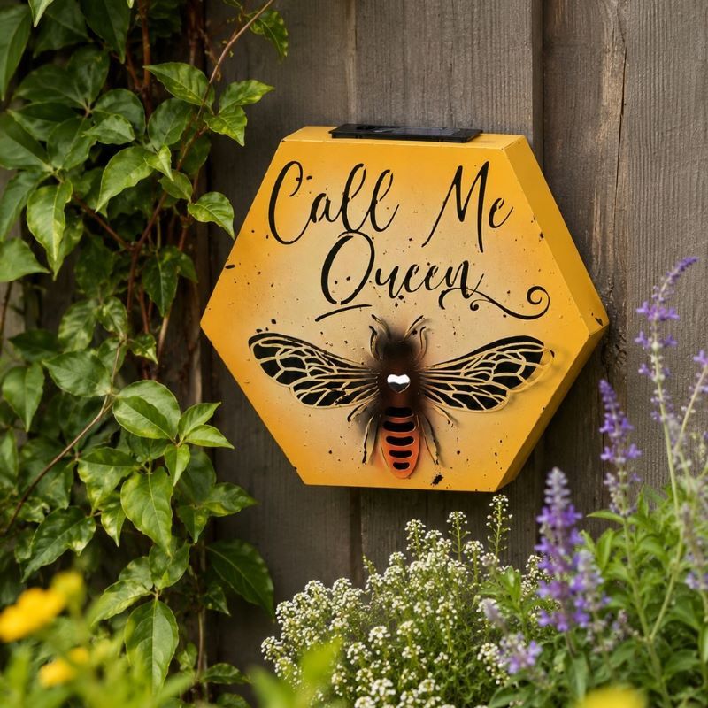 CALL ME QUEEN LED WALL ART