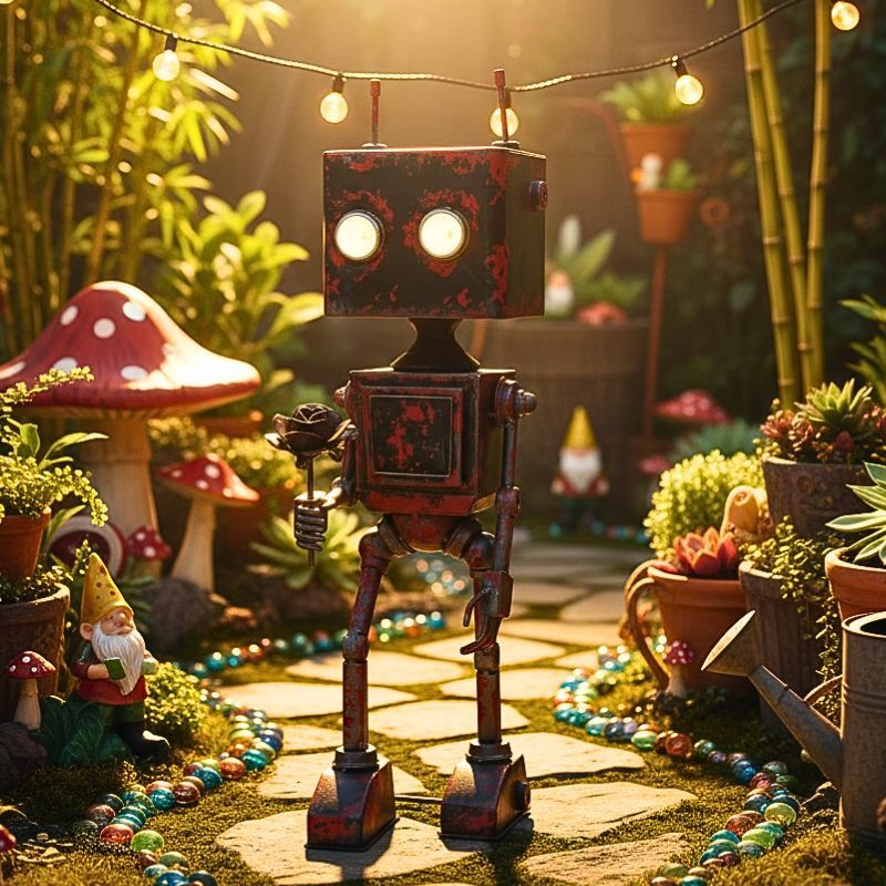 SOLAR GARDEN ROBOT