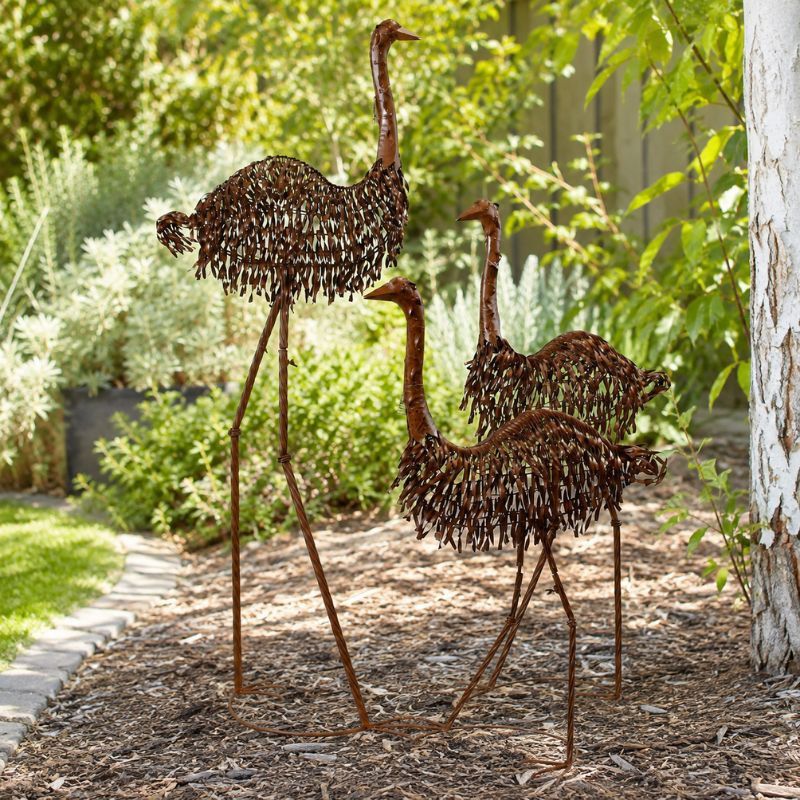 OSTRICH SET OF 3