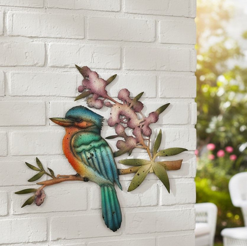 COLOURED KOOKABURRA WALL ART