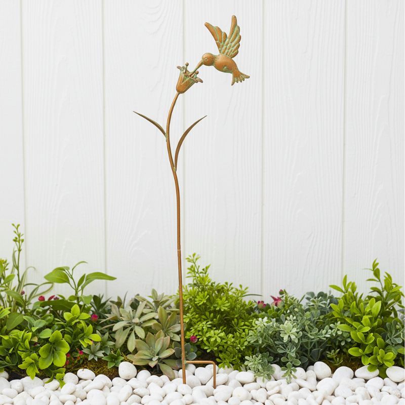 HUMMINGBIRD GARDEN STAKE