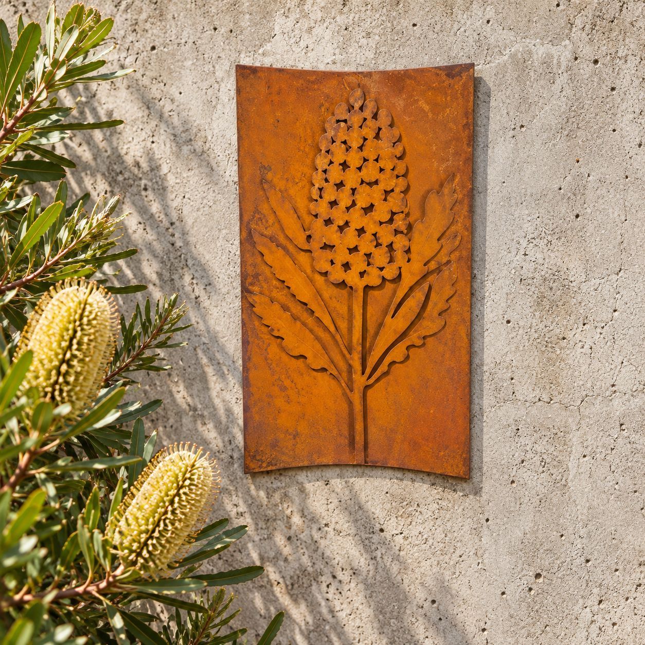 BOTTLE BRUSH WALL ART