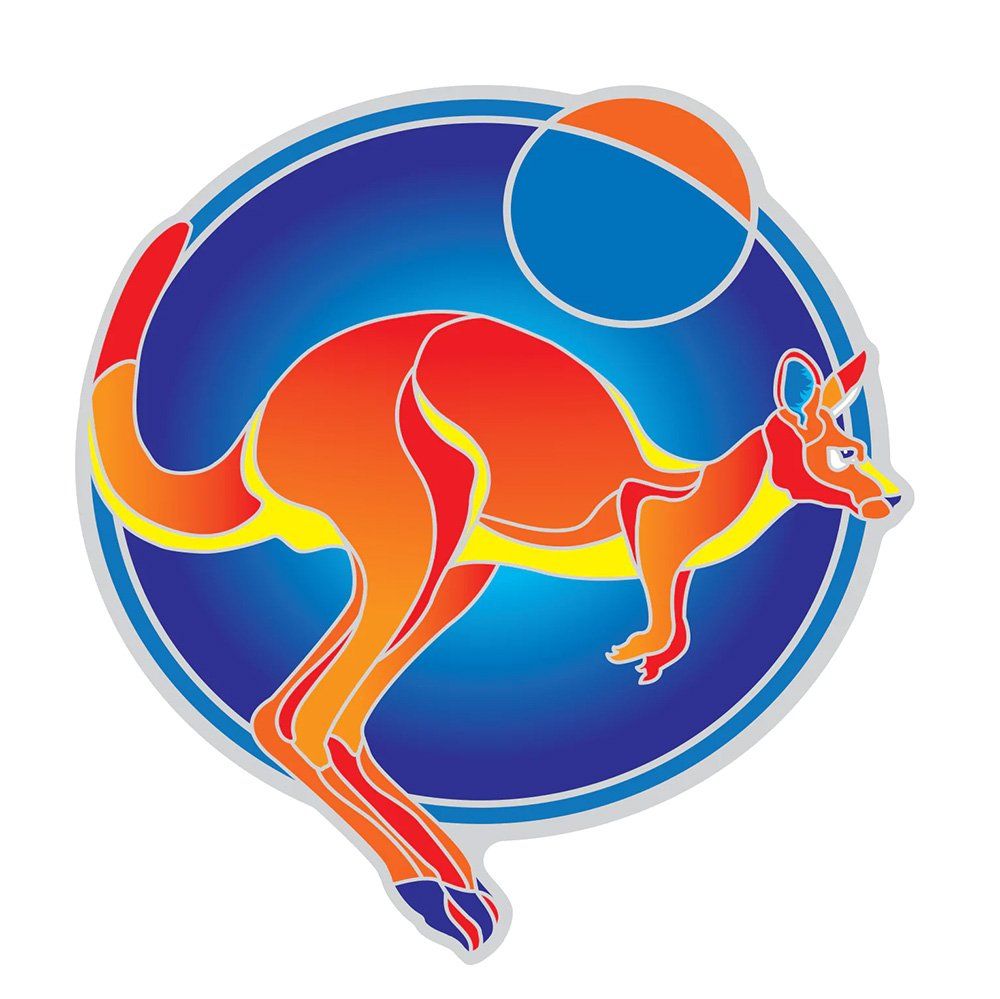 Suncatcher Australian Kangaroo Window Sticker