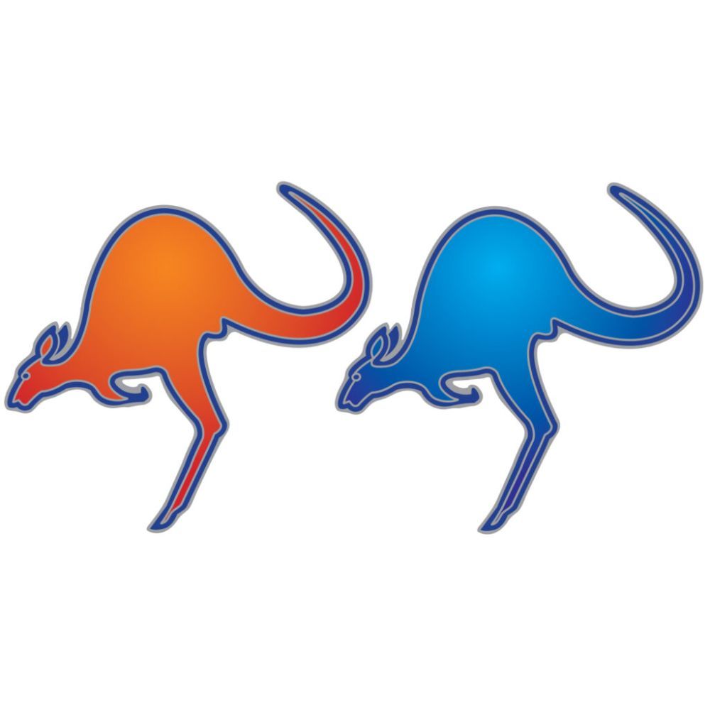 Sunlight Australian Roo 6cm Window Sticker