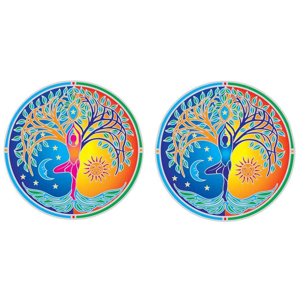Sunlight Celestial Tree of Life Window Sticker