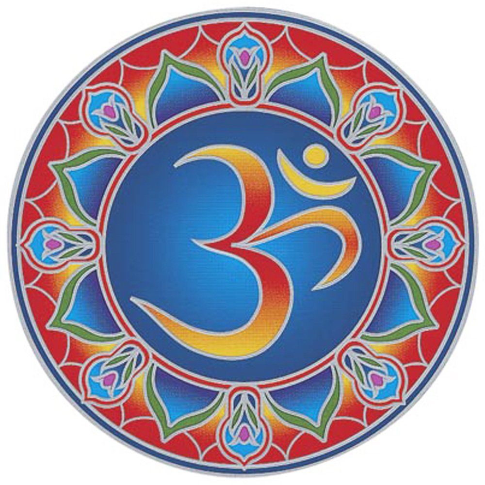 Sunseal Cosmic Om 14cm Window Sticker