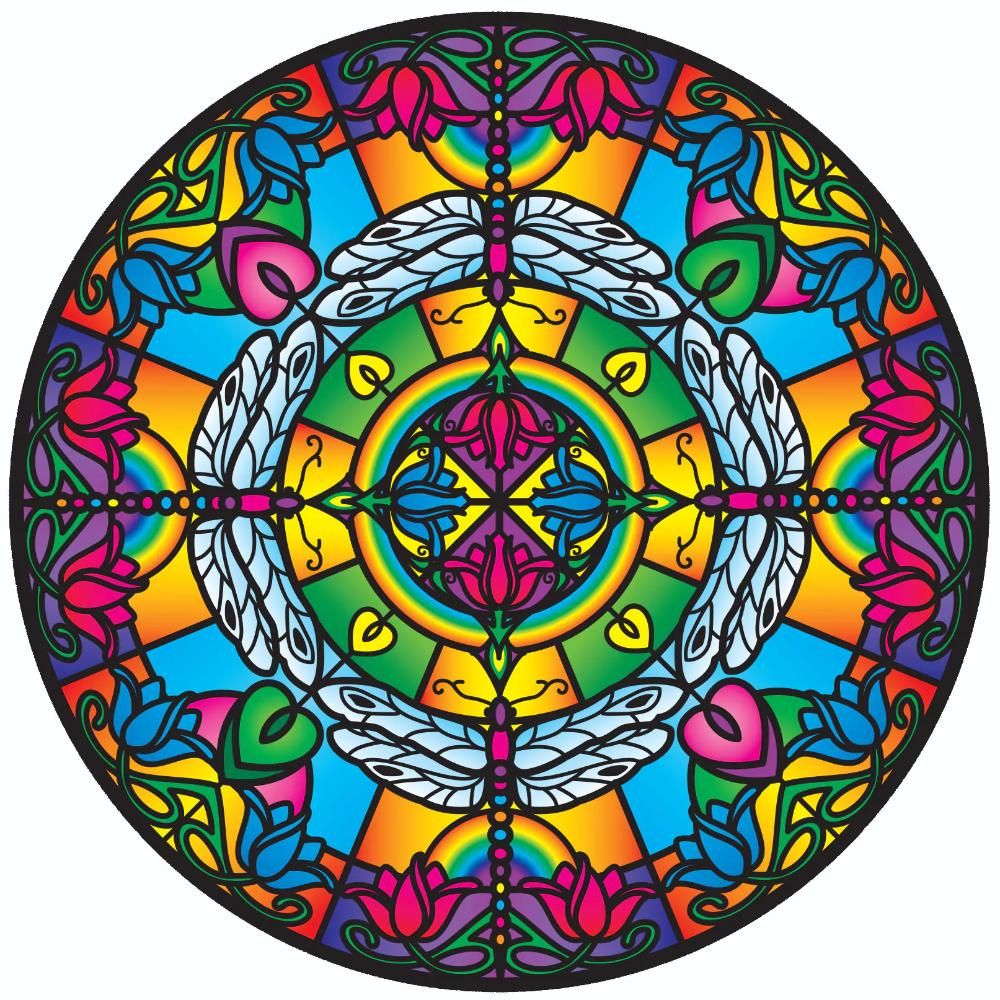 Sunseal Dragonflies Window Sticker