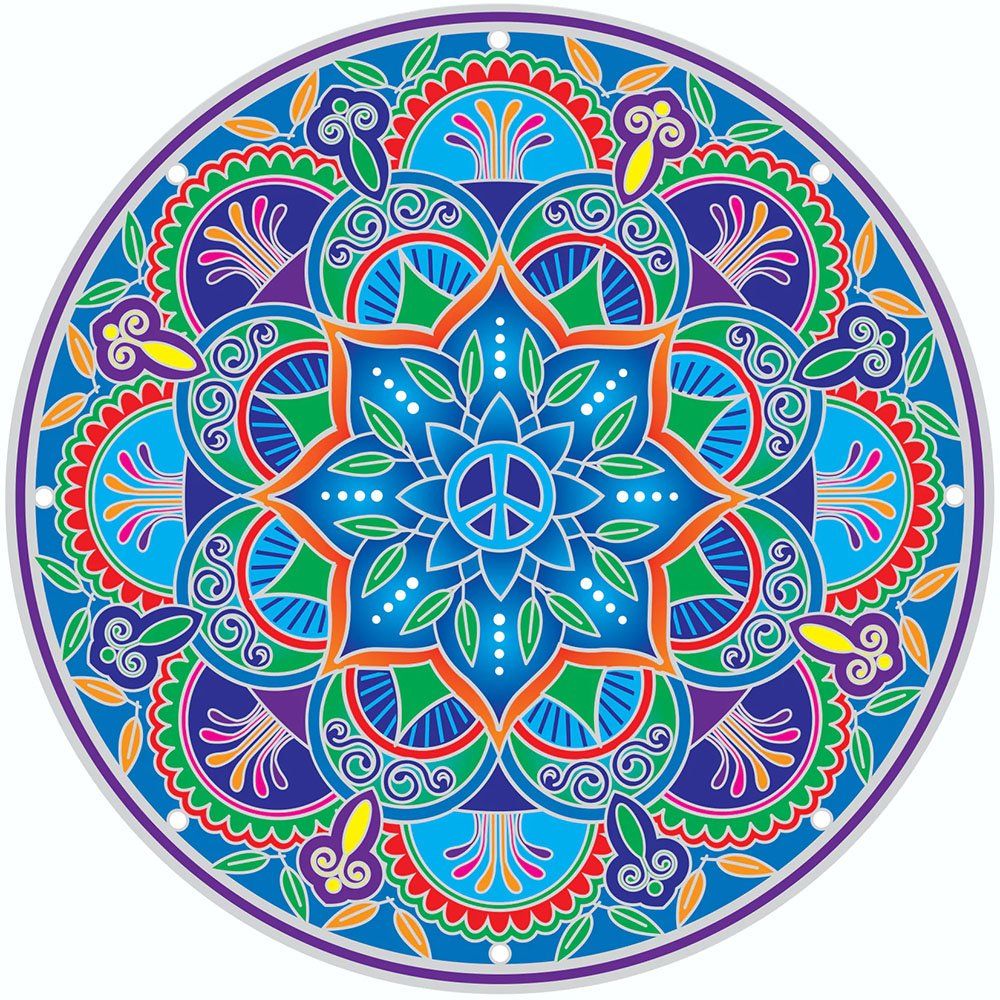 Sunseal Inner Peace Mandala Window Sticker