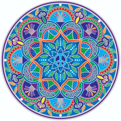 Sunseal Inner Peace Mandala Window Sticker