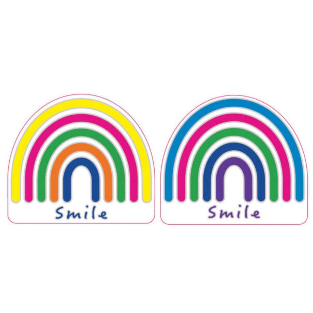 Sunlight Rainbow Smile 6cm Window Sticker