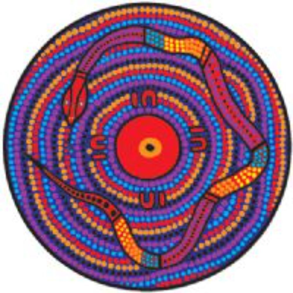 Sunseal Rainbow Serpent 14cm Window Sticker