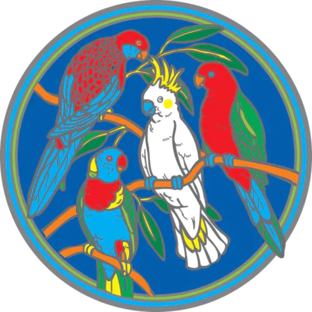 Sunseal Australian Native Birds Window Sticker