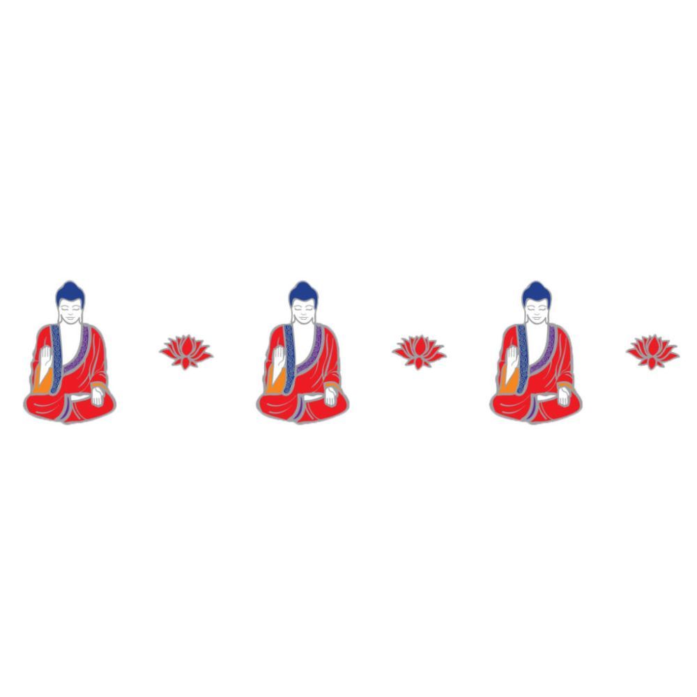 Sunstrip Buddha Nature 28cm Window Sticker