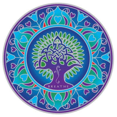 Sunseal Earth Mandala 14cm Window Sticker