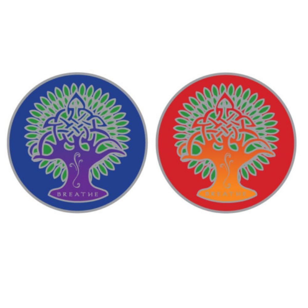Sunlight Earth Mandala 6cm Window Sticker