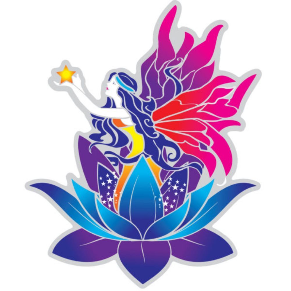 Suncatcher Flower Fairy Window Sticker