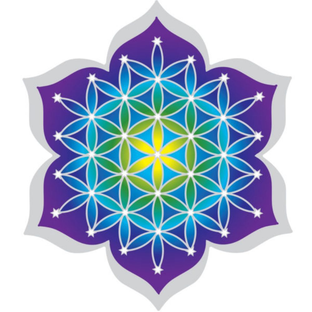 Suncatcher Flower of Life Window Sticker