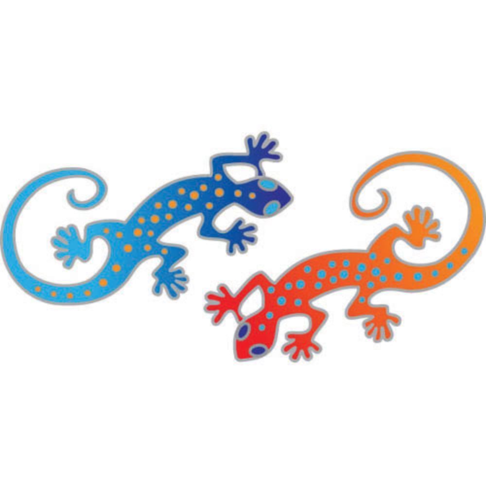 Sunlight Gecko 6cm Window Sticker