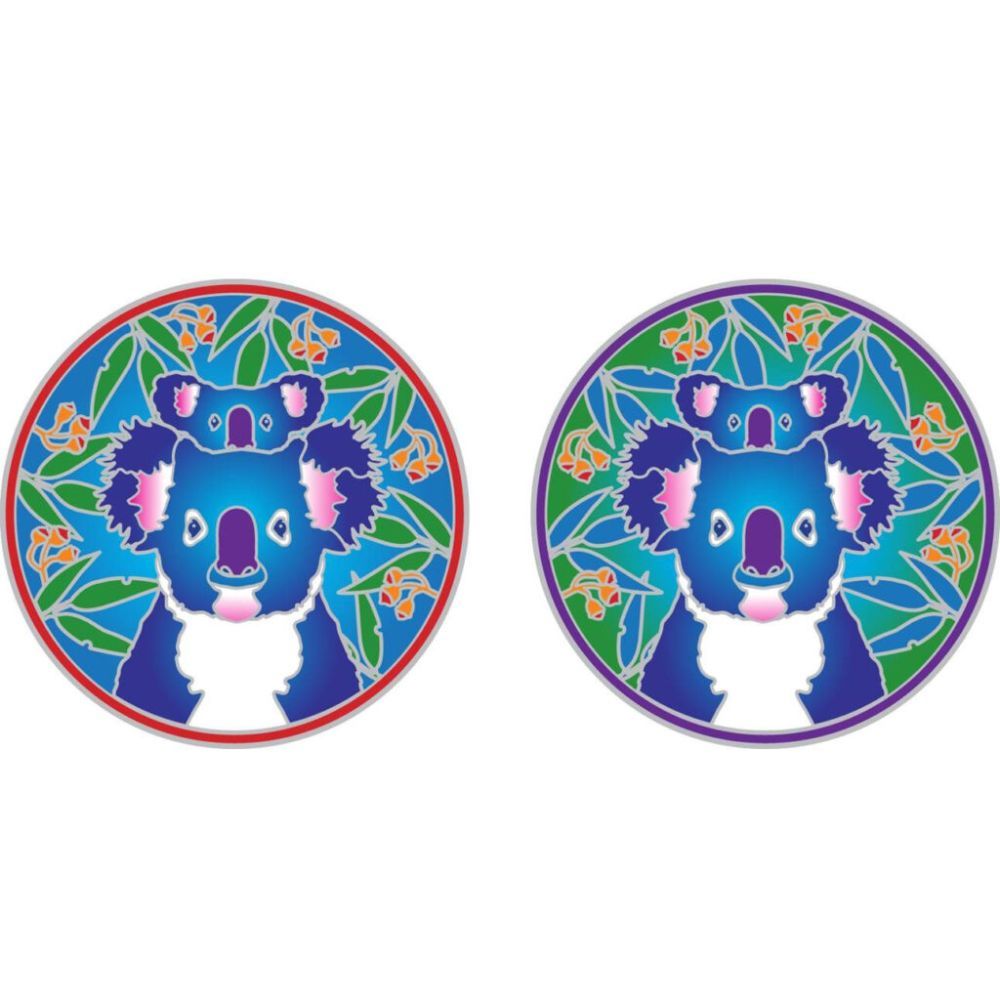Sunlight Koala and Joey 6cm Window Sticker
