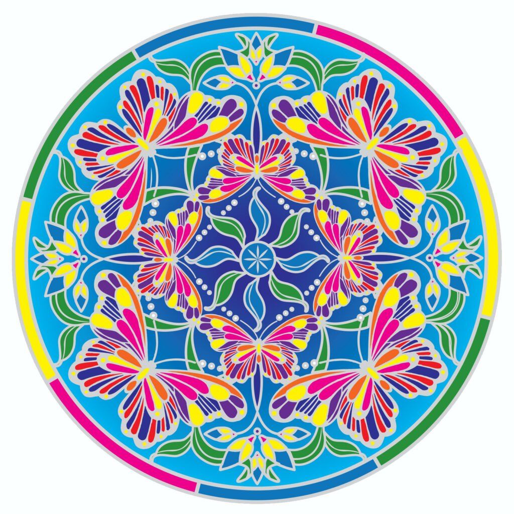 Sunseal Magic Butterfly 14cm Window Sticker