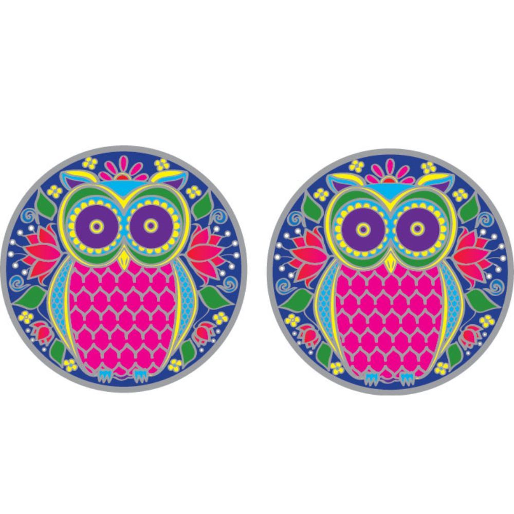 Sunlight Midnight Owl 6cm Window Sticker