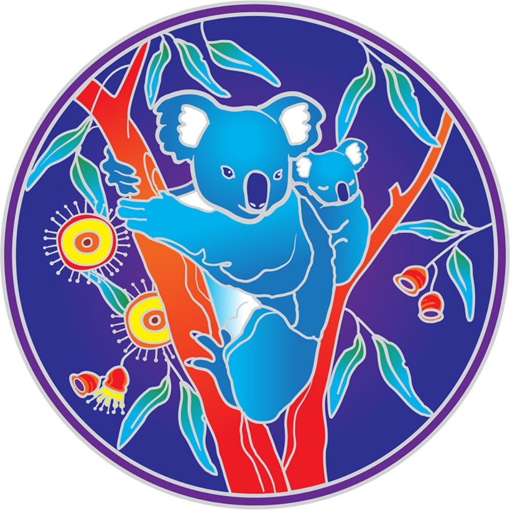 Sunseal Oz Koala 14cm Window Sticker