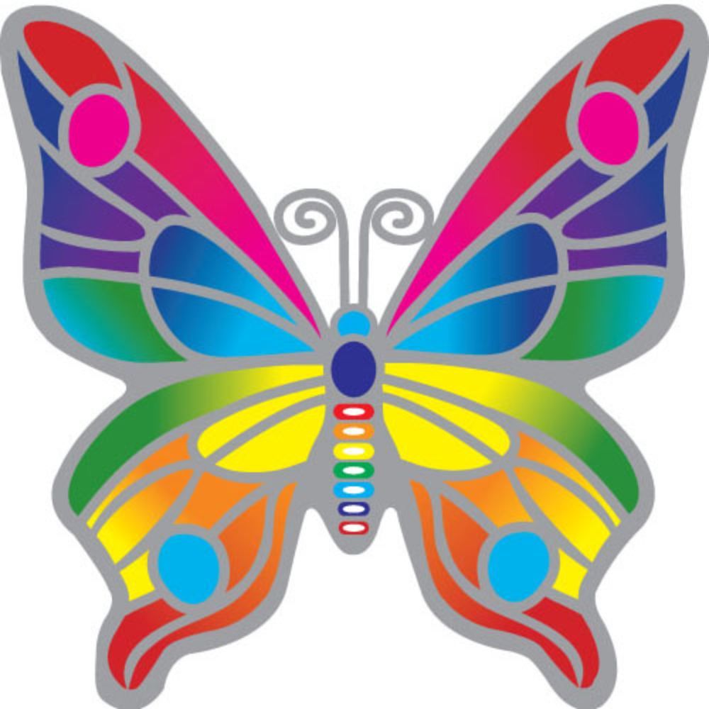 Suncatcher Rainbow Butterfly Window Sticker