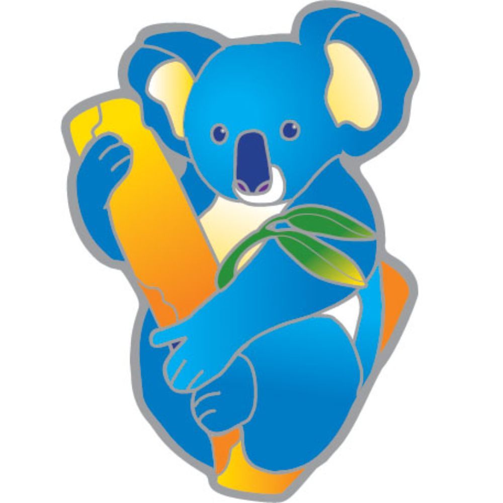 Suncatcher Aussie Blue Koala Window Sticker