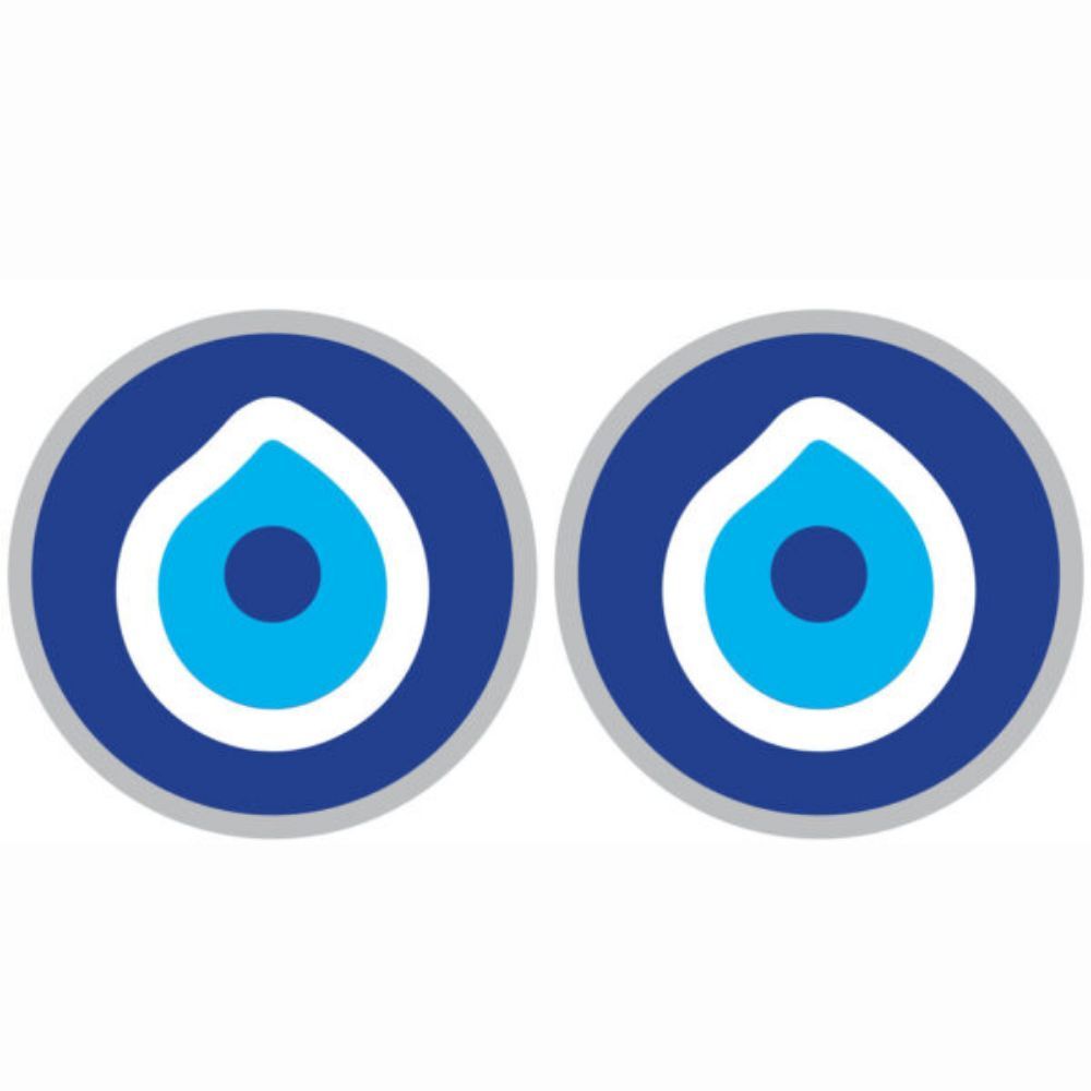 Sunlight Blue Eye of Protection 6cm Window Sticker