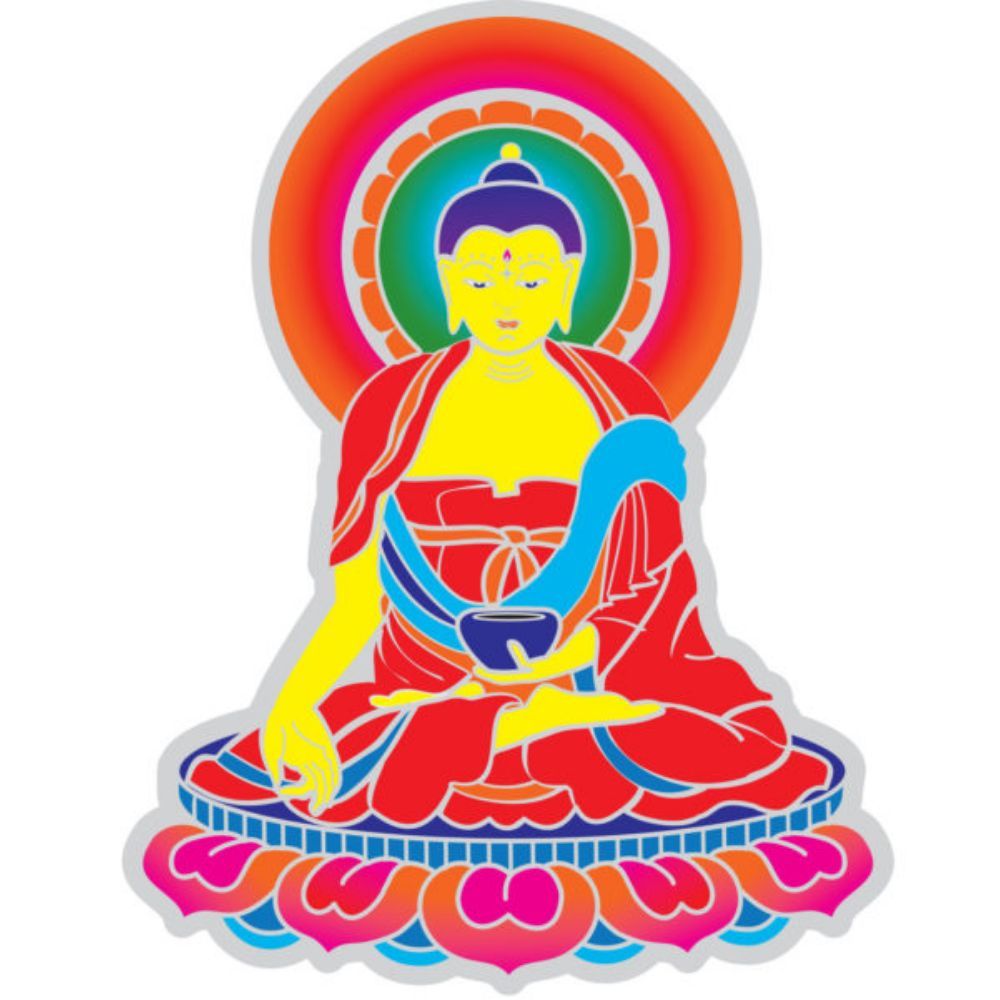 Suncatcher Buddha Window Sticker