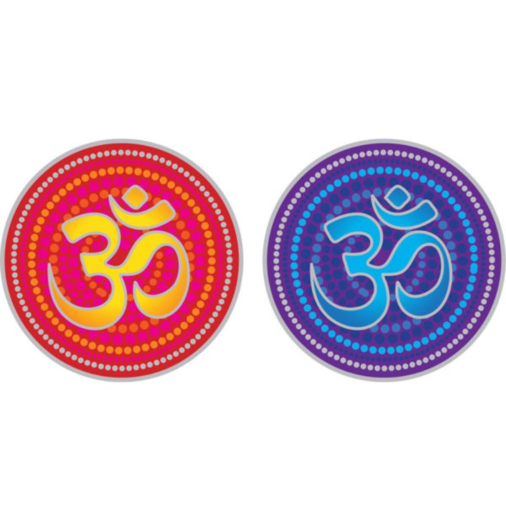Sunlight Cosmic Om 6cm Window Sticker