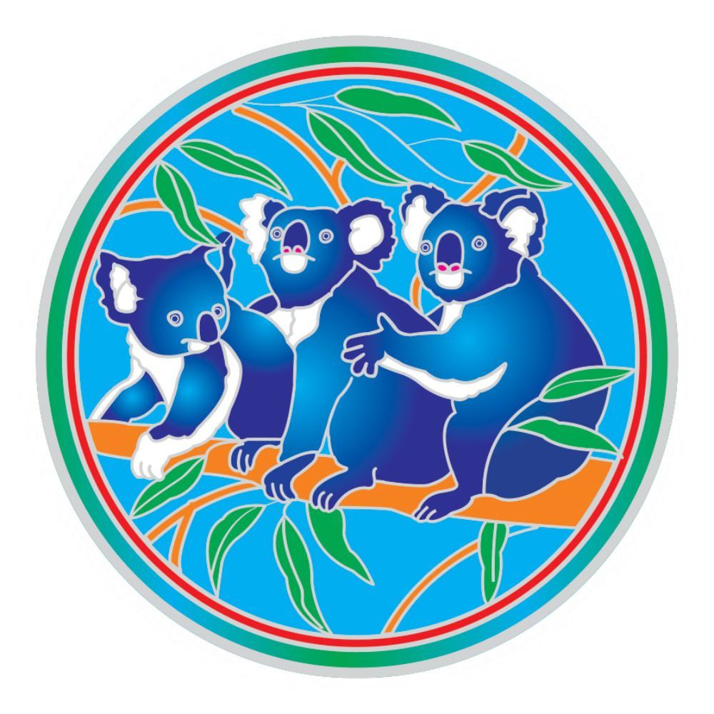 Sunseal Crowd of Koalas 14cm Window Sticker
