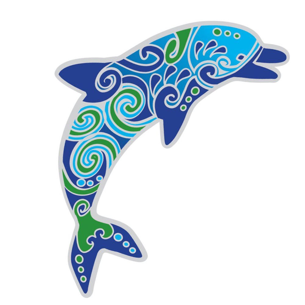 Suncatcher Dolphin Window Sticker
