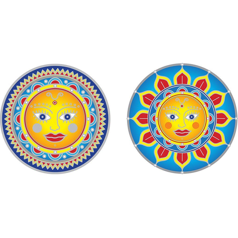 Sunlight Golden Sun 6cm Window Sticker