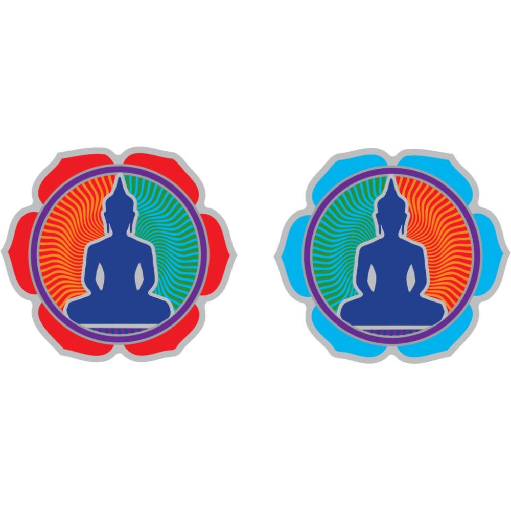 Sunlight Lord Buddha 6cm Window Sticker