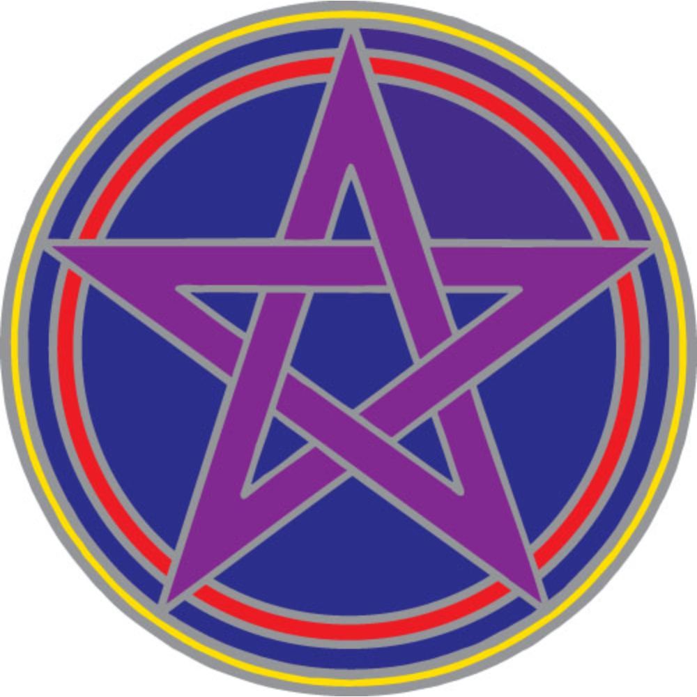 Sunseal Mystic Pentacle 14cm Window Sticker