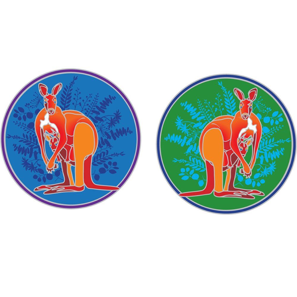 Sunlight Oz Kangaroo 6cm Window Sticker
