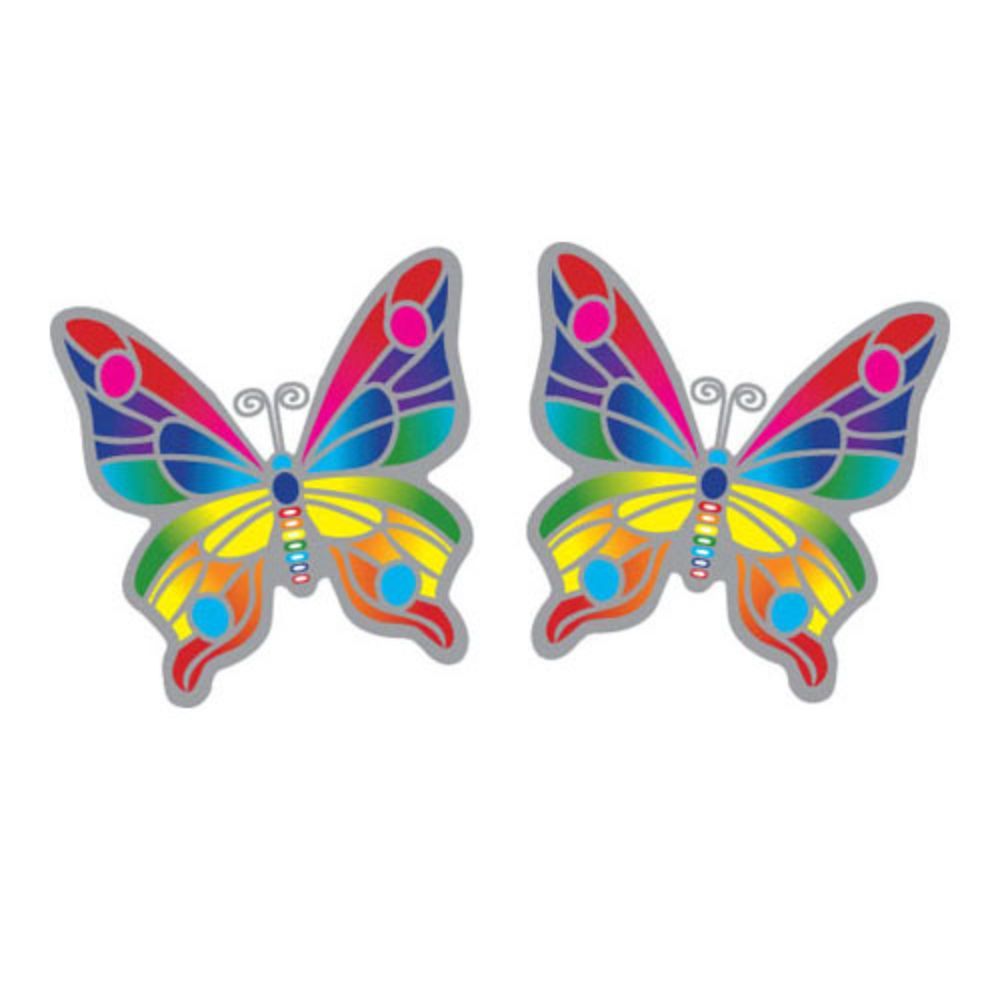 Sunlight Rainbow Butterfly 6cm Window Sticker