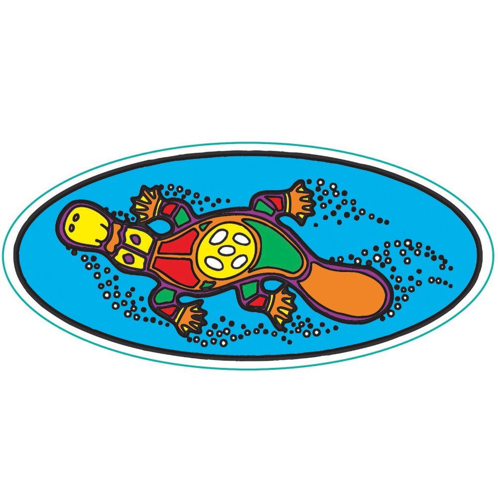 Sunlight Platypus Window Sticker