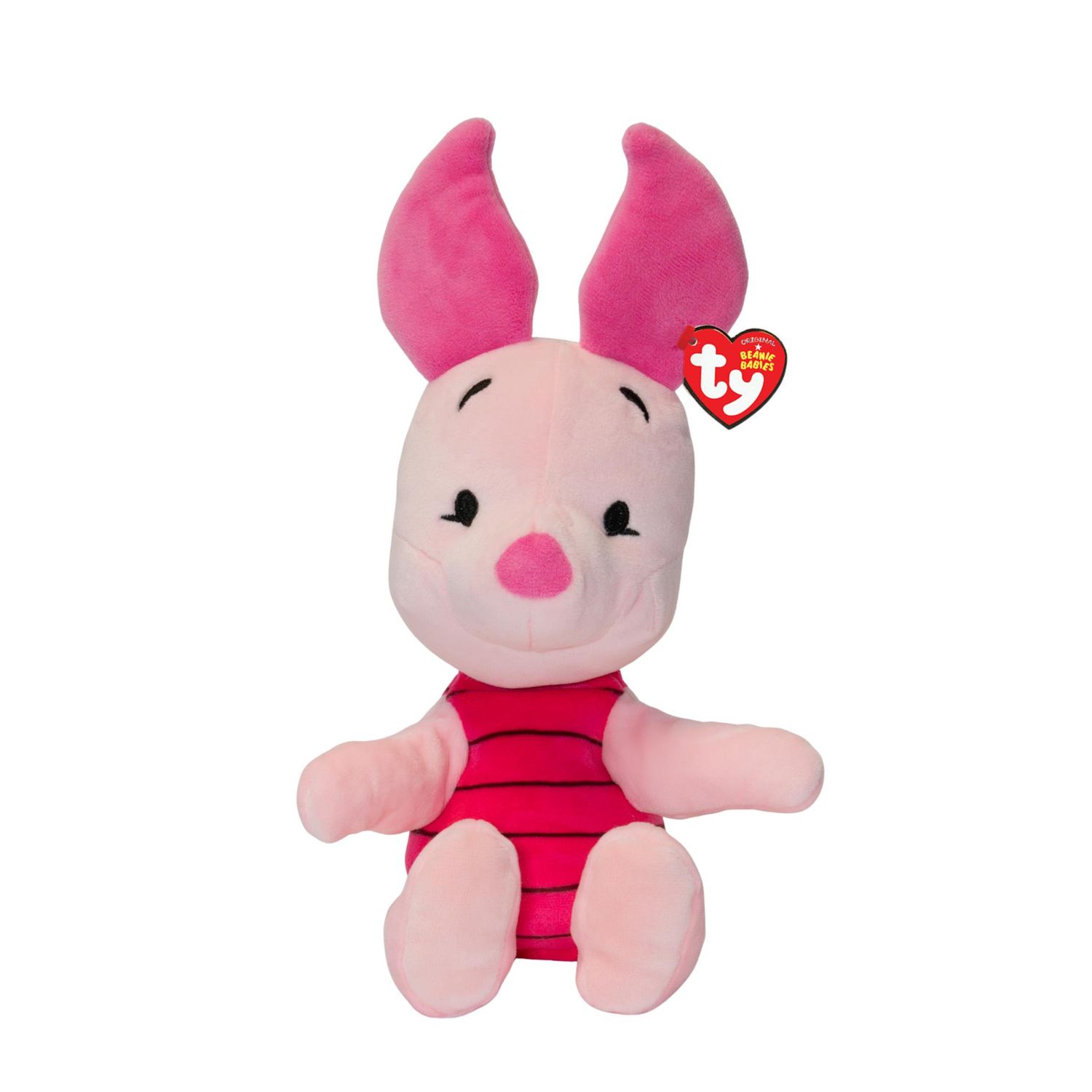 Winnie the Pooh Piglet Pig Floppy Beanie Baby - Regular