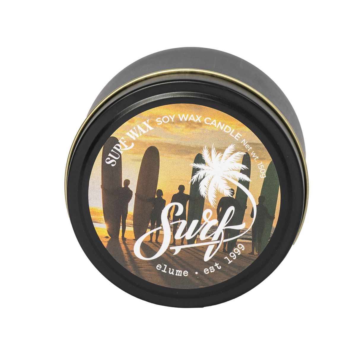 Surf Wax Soy Candle Tin 150 g