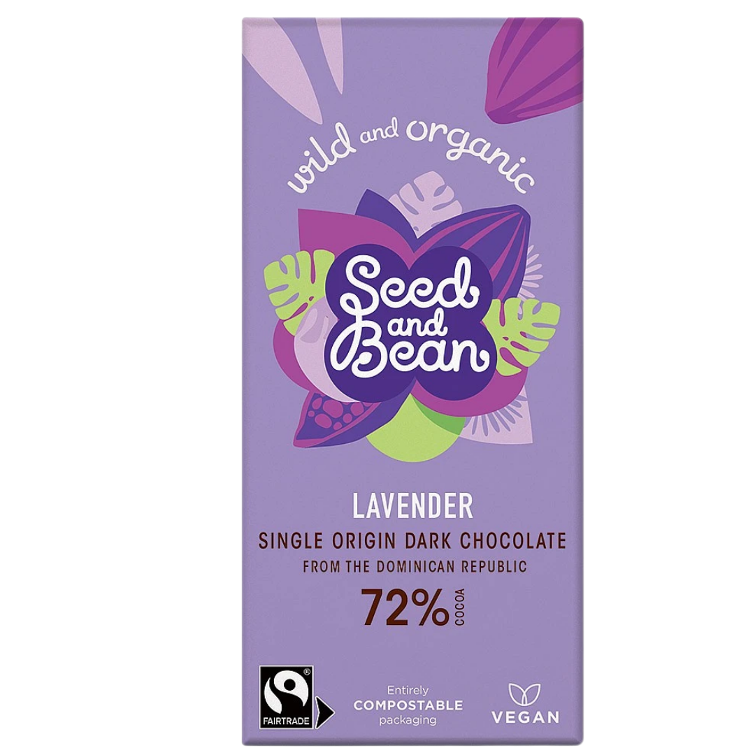 Seed &amp; Bean Lavender Chocolate Bar