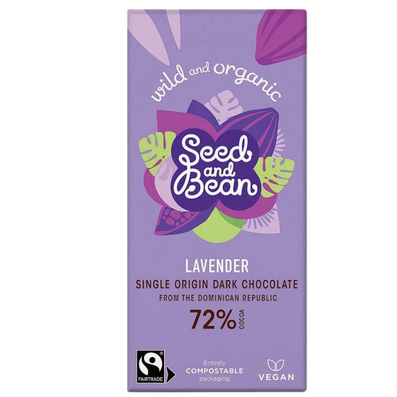 Seed &amp; Bean Lavender Chocolate Bar