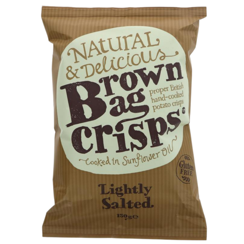 Lightly salted crisps