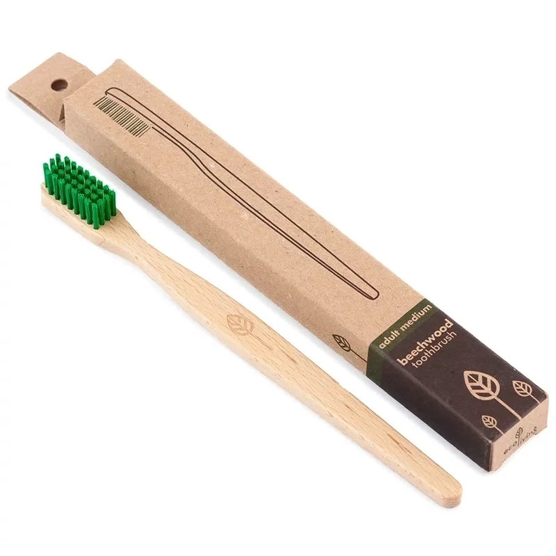 Eco Living Medium Green Toothbrush