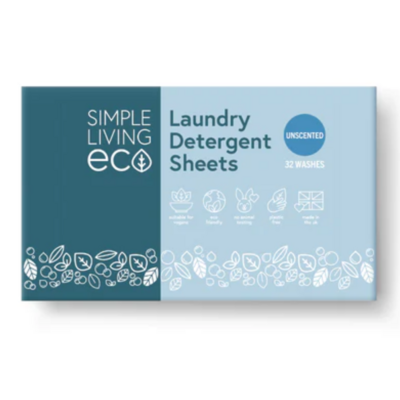 Simple Living Eco Laundry Sheets Unscented
