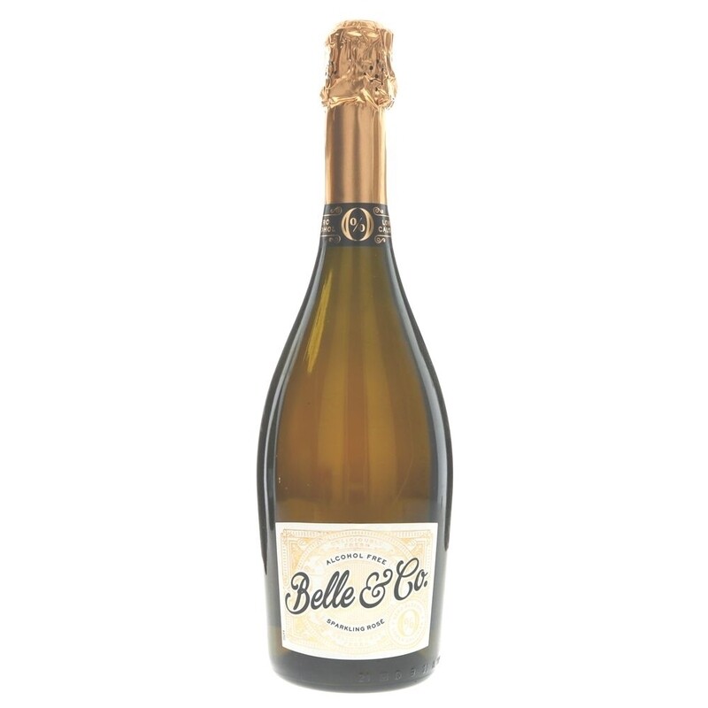 Belle &amp; Co Alcohol Free Sparkling Rose