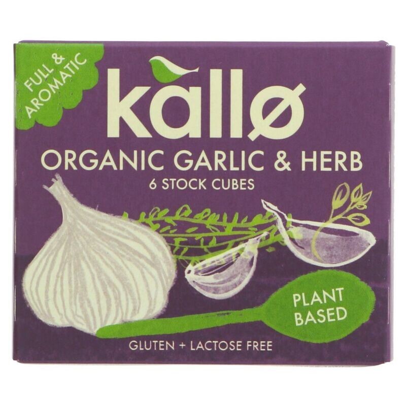 Kallo Organic Garlic and Herb Stock Cubes